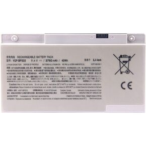 VGP-BPS33 Replacement Battery Compatible with Vaio Svt-14 Svt-15 T14 T15 Touchscreen Ultrabooks VAIO SVT14127CG SVT14126CXS SVT14127CH SVT14128CC [11.4V 3760mAh 43Wh]