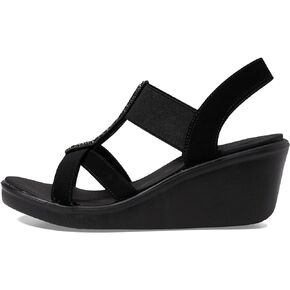 Skechers Women's Rumble on-Glammed Up Wedge Sandal
