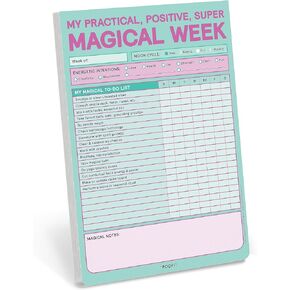 Knock Knock Magical Week Pad: My Practical, Positive, Super Magical To-Do List Pad & Daily Magic Planner Pad, 6 x 9-Inches