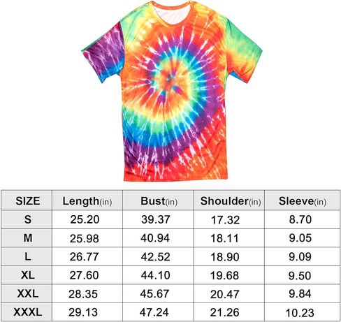 مجموعة أزياء هيبي مكونة من 4 قطع، تي شيرت ملون، قلادة بعلامة السلام، عصابة رأس، نظارات شمسية للحفلات التنكرية للهالوين in Kuwait