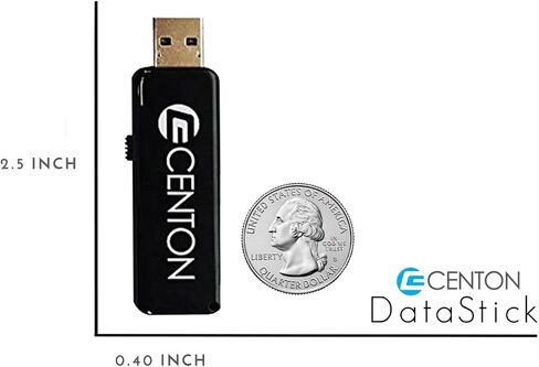 Centon Electronics S1-U3D2-16G Centon Datastick OTG USB 3.0 [USB A + USB C] 16GB, Black in Saudi Arabia
