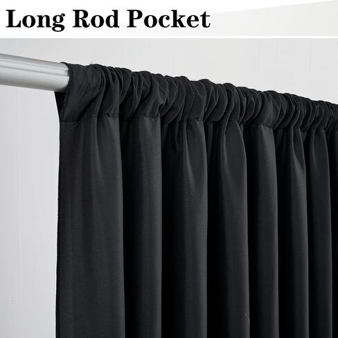 10x10FT Ivory Backdrop Curtains for Party, 2 Panels 5x10FT Thick Polyester Backdrop Drapes, Wrinkle Resistant Photography Background Drapes for Wedding Birthday Home Decoration in Saudi Arabia
