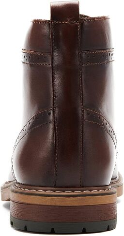 Arkbird Men's Wingtip Oxford Dress Boots Casual Leather Mid-Top Ankle Boots for Men in Saudi Arabia