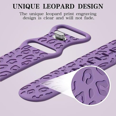 Leopard Engraved Band Compatible with Google Pixel Watch Band,Premium Soft Silicone Cheetah Sport Replacement Strap for Google Pixel Watch 2/1 Women Men Christmas in Saudi Arabia
