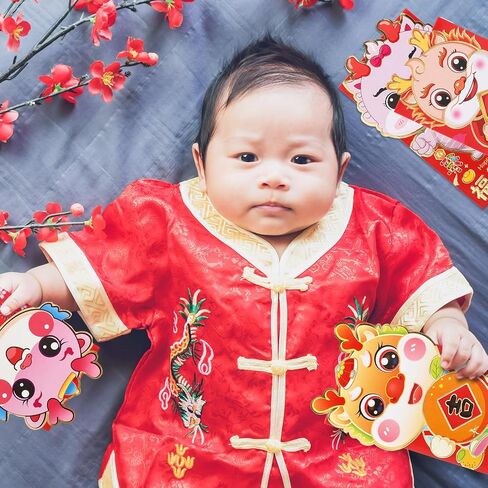 Chinese Red Envelopes 2024 Year of The Dragon 3.54 x 7.28 Inch Lunar New Year Lucky Money Red Packet 48 Cartoon Dragon Patterns Hongbao for Spring Festival Wedding Birthday(144 Pcs) in Saudi Arabia