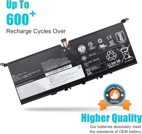 بطارية كمبيوتر محمول L17C4PE1 L17M4PE1 متوافقة مع Lenovo Ideapad 730S-13IWL 81JB Yoga S730-13IWL 81J0 S730-13IML 81U4 Series 5B10R32749 5B10R32748 5B10W67274 5B10W67276 15.36V 42Wh 2735 مللي أمبير in Kuwait