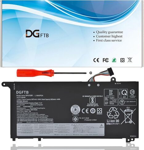 L19M3PDA Laptop Battery for Lenovo ThinkBook 14 G2 ITL 14 G3 ACL ITL 14 G4 ABA IAP 15 G2 ITL are 15 G3 ACL ITL 15 G4 ABA IAP 15 G4 IAP L19D3PDA L19C3PDA L19L3PDA SB10Z21196 11.52V 45Wh/390mAh in Saudi Arabia
