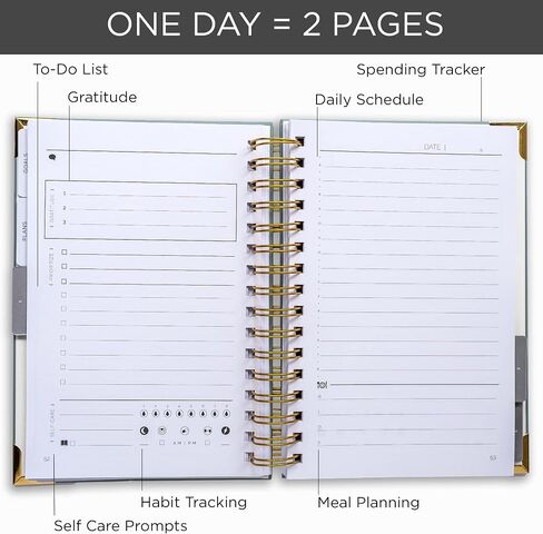 The STARTplanner Quarterly Undated Charcoal Planner in Saudi Arabia