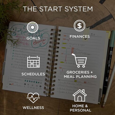 The STARTplanner Quarterly Undated Charcoal Planner in Saudi Arabia