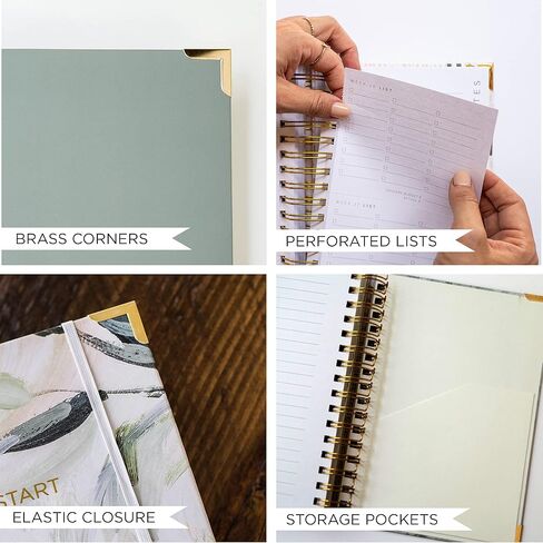 The STARTplanner Quarterly Undated Charcoal Planner in Saudi Arabia