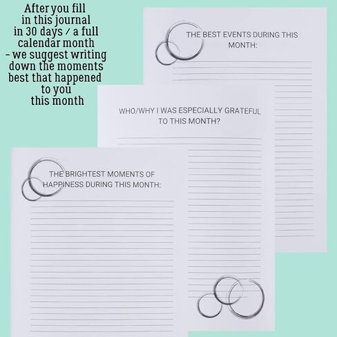 The Gratitude Journal, Daily Mindfulness Journal , The Gratitude Journal for Women, Better Everyday Journal for Affirmation @ Reflection, Self Love Journal, The Happiness Journal, White with Gift BOX in Saudi Arabia