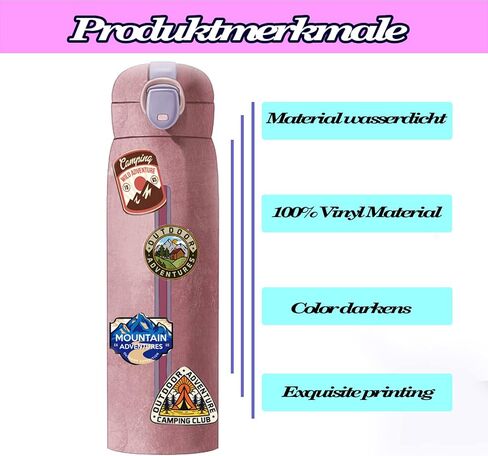 52 قطعة من ملصقات الهاتف المحمول لزجاجة المياه، رائد فضاء جميل، ملصقات عنصر مكوك الفضاء، ملصقات كرتونية للكمبيوتر المحمول، مناسبة للأطفال والمراهقين in Kuwait