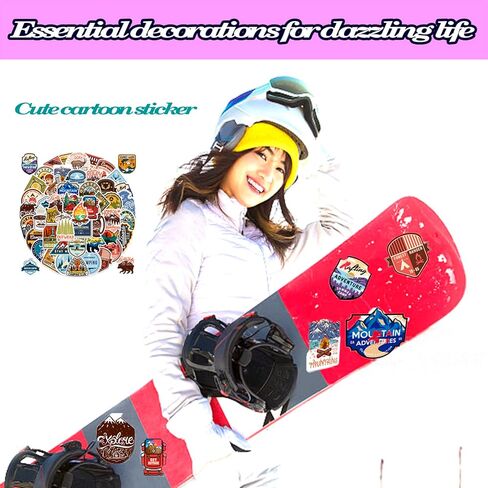 52 قطعة من ملصقات الهاتف المحمول لزجاجة المياه، رائد فضاء جميل، ملصقات عنصر مكوك الفضاء، ملصقات كرتونية للكمبيوتر المحمول، مناسبة للأطفال والمراهقين in Kuwait