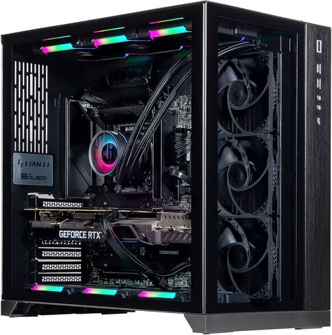 كمبيوتر مكتبي للألعاب Velztorm Orix (Intel i9-12900K 16-Core، 16GB DDR5 4800MHz RAM، 1TB PCIe SSD + 2TB HDD (3.5)، GeForce RTX 4070 Super 12GB، WiFi، Bluetooth، أسود، Win 11 Pro) in Kuwait