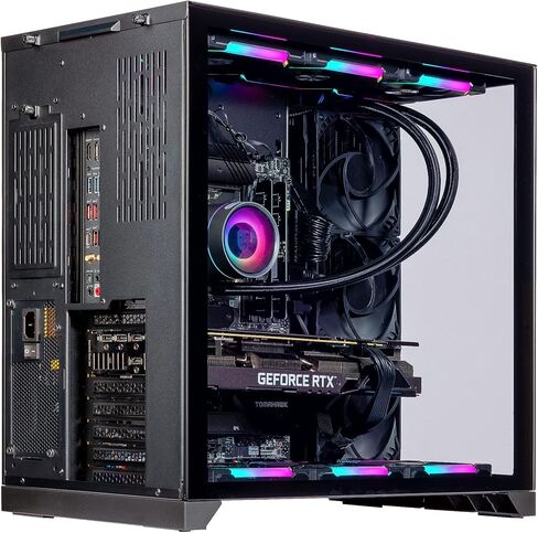 كمبيوتر مكتبي للألعاب Velztorm Orix (Intel i9-12900K 16-Core، 16GB DDR5 4800MHz RAM، 512GB PCIe SSD + 1TB HDD (3.5)، GeForce RTX 4070 Super 12GB، WiFi، Bluetooth، أسود، Win 10 Home) in Kuwait