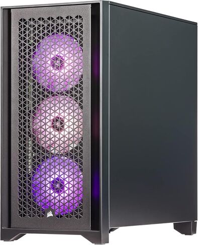 كمبيوتر سطح المكتب Velztorm Rivex للألعاب (Intel i9-12900K 16-Core، 16GB DDR5 4800MHz RAM، 1TB PCIe SSD + 1TB HDD (3.5)، GeForce RTX 4070 Super 12GB، WiFi، Bluetooth، أسود، Win 11 Home) in Kuwait