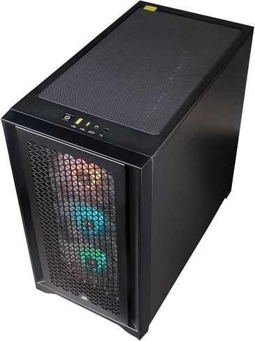 كمبيوتر سطح المكتب Velztorm Rivex للألعاب (Intel i9-12900K 16-Core، 16GB DDR5 4800MHz RAM، 1TB PCIe SSD + 1TB HDD (3.5)، GeForce RTX 4070 Super 12GB، WiFi، Bluetooth، أسود، Win 11 Home) in Kuwait