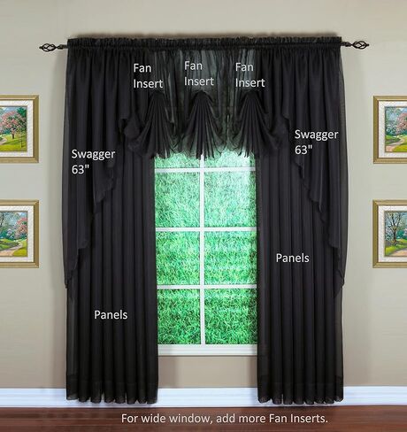 لوحة فوال أصلية من توديز إيميليا مقاس 90 بوصة، أسود، 60 بوصة عرض × 90 بوصة طول in Kuwait