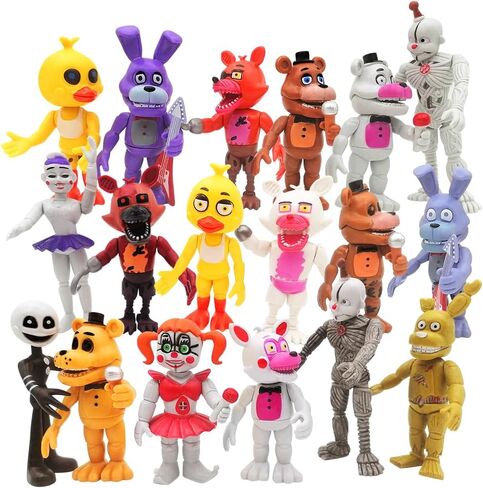 Action Figure Toy, 18 Pcs Game Figures Toys, Movable Joints Toys Dolls, Collectible Figure Gifts for Kids and Cake Toppers in Saudi Arabia