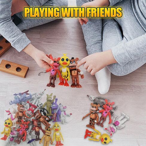 Action Figure Toy, 18 Pcs Game Figures Toys, Movable Joints Toys Dolls, Collectible Figure Gifts for Kids and Cake Toppers in Saudi Arabia