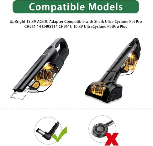 Charger Cord Power Supply for Shark VACMOP VM200 VM20026 VM200C VC200 UM200 UM205 VC205 Series 10.8V Li-ion Battery Pro Cordless Hard Floor Vacuum Mop in Kuwait