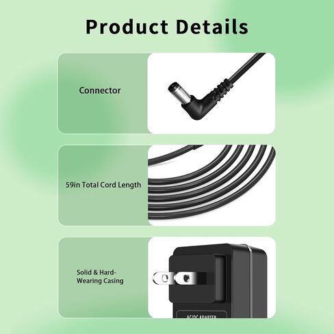 Charger Cord Power Supply for Shark VACMOP VM200 VM20026 VM200C VC200 UM200 UM205 VC205 Series 10.8V Li-ion Battery Pro Cordless Hard Floor Vacuum Mop in Kuwait