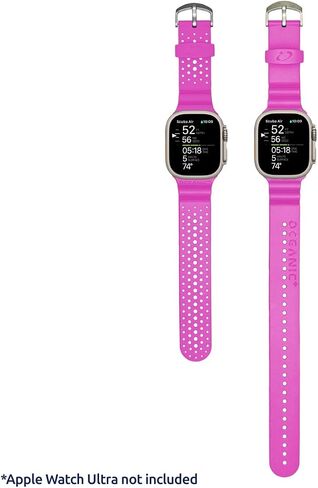 حزام Oceanic+ لساعة Apple Watch Ultra وUltra 2 | يتضمن شريطين - أحدهما للاستخدام أثناء الغوص والآخر للارتداء اليومي | 45 ملم | مادة سيليكون مريحة in Kuwait
