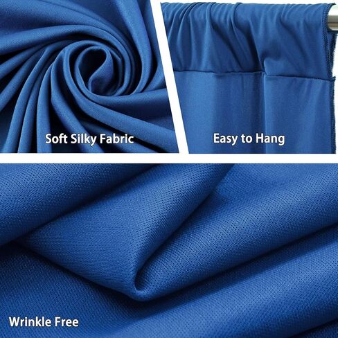 10 x 7 Feet Blue-Green Backdrop Curtain for Partie, Background Curtains for Photoshoot, Birthday, Wedding, Valentine's Day, Mardi Gras, Easter, Mother's Day Party Decorations 5Ft x 7Ft, 2 Panels in Kuwait