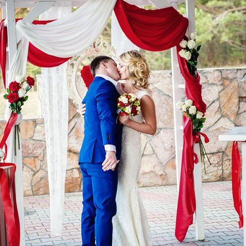 10 x 7 Feet Blue-Green Backdrop Curtain for Partie, Background Curtains for Photoshoot, Birthday, Wedding, Valentine's Day, Mardi Gras, Easter, Mother's Day Party Decorations 5Ft x 7Ft, 2 Panels in Kuwait