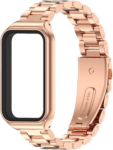 حزام MIJOBS لساعة Amazfit Band 7 المعدنية البديلة، حزام ساعة متوافق مع ساعة Amazfit 7 الذكية لتتبع اللياقة البدنية in Saudi Arabia