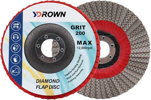 5 Inch Diamond Grinding Electroplated Flap Disc for Glass Ceramic Hard Material (120 GRIT) in Saudi Arabia