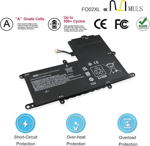 FO02XL L97355-005 Battery for HP Chromebook 11A 11A-NA 11A-NA0001NI 11A-NA0002MU 11A-NA0002NI 11A-NA0010NR 11A-NA0030NR 11A-NA0500SA 11A-NA0200ND 11A-NA0800NO 11A-NA0200ND L97353-2D1 Laptop 37.6Wh in Saudi Arabia