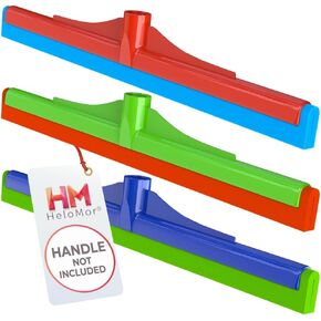 Floor Squeegee Wiper Heads 3-Pack Refill Mop Foam Dual Moss, 16" L For Cleaning Indoor Kitchen Households & Offices Scooping & Drying Water On Wood Parquet Concrete Tile Bathroom Shower Window in Saudi Arabia