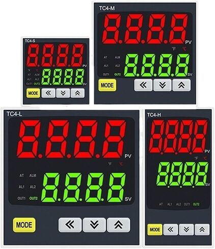 TC4 Series Intelligent Digital Display Temperature Controller Universal Input Double Output AC85-265V PID Control Thermostat(TC4-H) in Saudi Arabia
