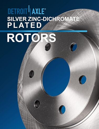 Detroit Axle - Brake Kit for 2005-2019 Nissan Frontier Xterra Suzuki Equator 2006 2007 2008 2009 2008 2010 2012 2013 2014 2015 2017 2017 Brake Rotors Brake Brake Pads Front in Saudi Arabia