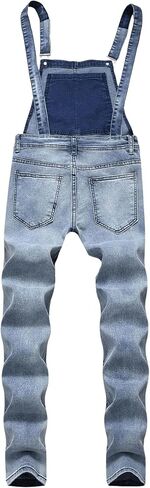WDIRARA MENS MENS SKINDER SKINDY DENIM SARGAREES DUNGAREES BELLSUTITS مع الجيب in Saudi Arabia