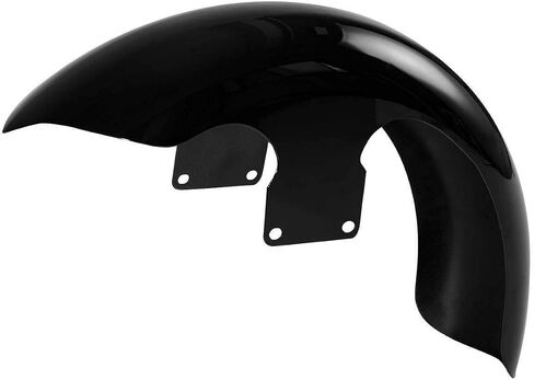 TCT-Motorparts 21 "Wheel Wrap Fender for Harley Touring Road King ، Glide Street ، Electra Glide flhr flhx flht models custom baggers painted Black in Kuwait