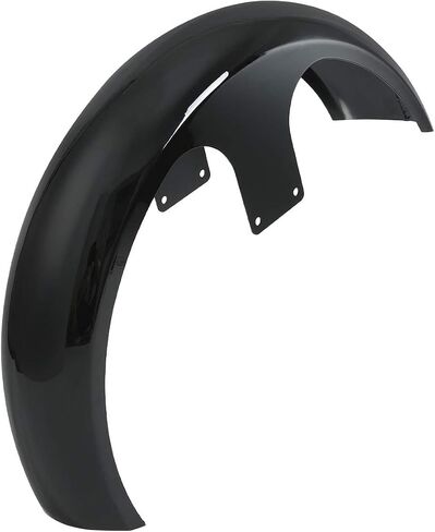 TCT-MOTORPARTS 21" Wheel Wrap Front Fender For Harley Touring Road King, Street Glide, Electra Glide FLHR FLHX FLHT Models Custom Baggers Painted Black in Saudi Arabia