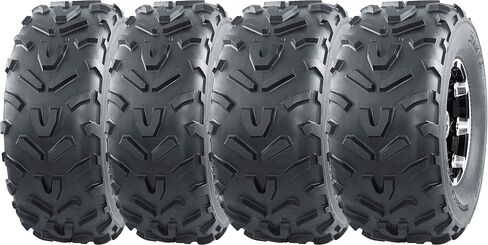 WANDA Set 4 ATV tires 22x9-10 Front & 22x11-10 Rear compatible with 97-04 Kawasaki Mule 550 in Saudi Arabia