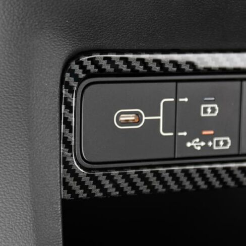 Car Front Charging Port Phone USB Charger Socket Frame Cover Trim for Hyundai IONIQ5 2025 PE Interior Styling in Saudi Arabia