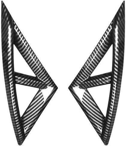 Carbon Fiber Style Front Front Air Hole Decoration Cover Trim for Hyundai Elantra CN7 in Saudi Arabia