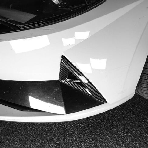 Carbon Fiber Style Front Front Air Hole Decoration Cover Trim for Hyundai Elantra CN7 in Saudi Arabia