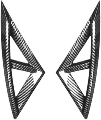 Carbon Fiber Style Front Front Air Hole Decoration Cover Trim for Hyundai Elantra CN7 in Saudi Arabia