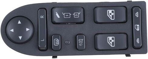 81258067097 81258067098 Front Left and Right Car Power Window Lifter Switch Button for Man TGA TGX(Black81258067097) in Saudi Arabia