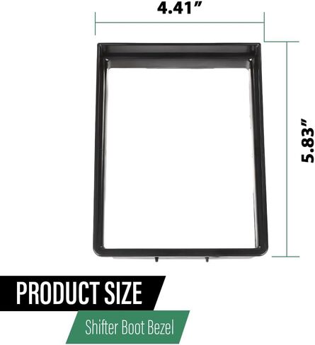 LQI Transmission Shifter Boot Bezel Compatible with Jeep Cherokees 1984-1994 Fit Jeep Wrangler 1997-2004 18886.94 53000056 Black in Saudi Arabia