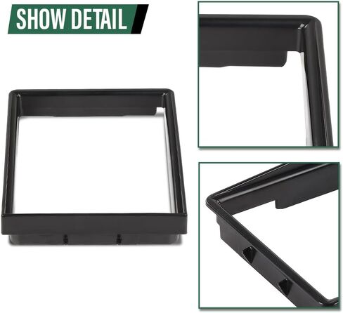 LQI Transmission Shifter Boot Bezel Compatible with Jeep Cherokees 1984-1994 Fit Jeep Wrangler 1997-2004 18886.94 53000056 Black in Saudi Arabia