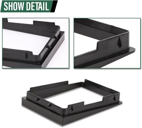LQI Transmission Shifter Boot Bezel Compatible with Jeep Cherokees 1984-1994 Fit Jeep Wrangler 1997-2004 18886.94 53000056 Black in Saudi Arabia