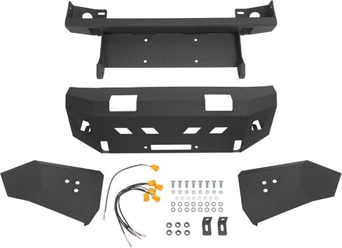 KUAFU Front Bumper Compatible with 1995-2004 Toyota Tacoma First Gen W/Light Steel Powder Coated Black 2 Packages in Kuwait