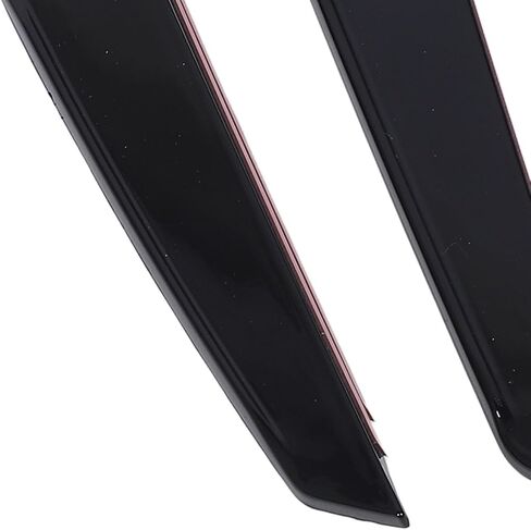 4PCS Car Front Bumper Splitter Fins Lip Trim, Glossy Black Improve Diffuser Shark Fin Kit for Car Spoiler Wing, Front Bumper Side Canards Splitter Fins for WRX STI VB 2022 Onwards in Saudi Arabia