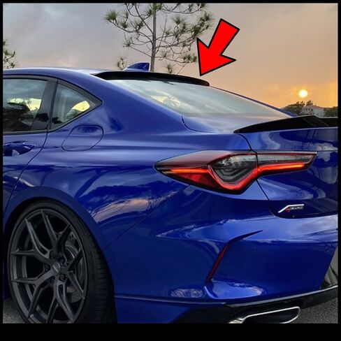 SpoilerKing Rear Window Roof Spoiler Compatible with Acura TLX 2021-present (284R) in Saudi Arabia